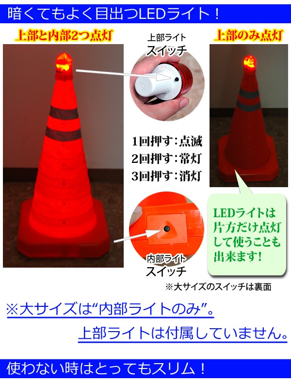 折りたたみコーン(小)の説明