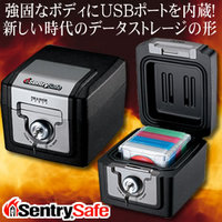 セントリー社 耐火・防水 USBポート付メディア保管庫 / CD/DVD専用保管