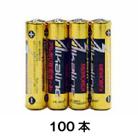 アルカリ乾電池　単４型　１００本